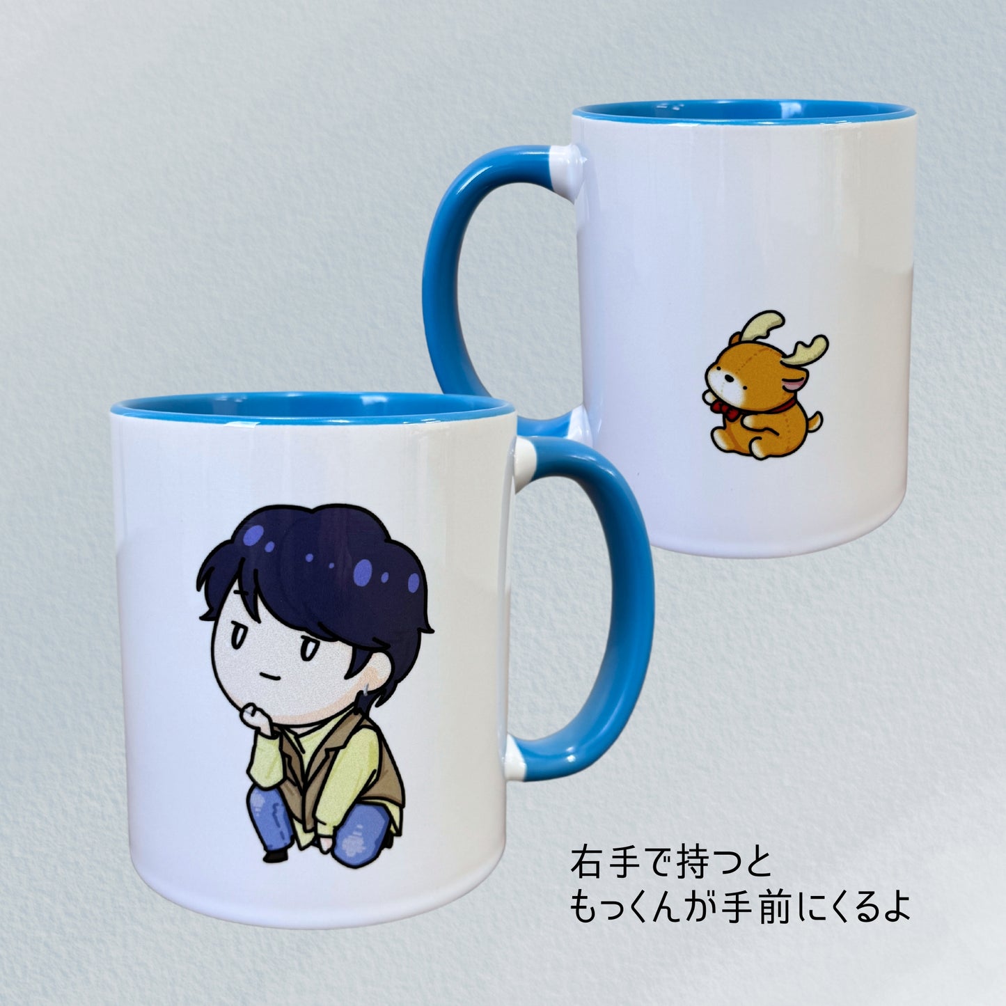マグカップ(もっくんとシカ太郎)