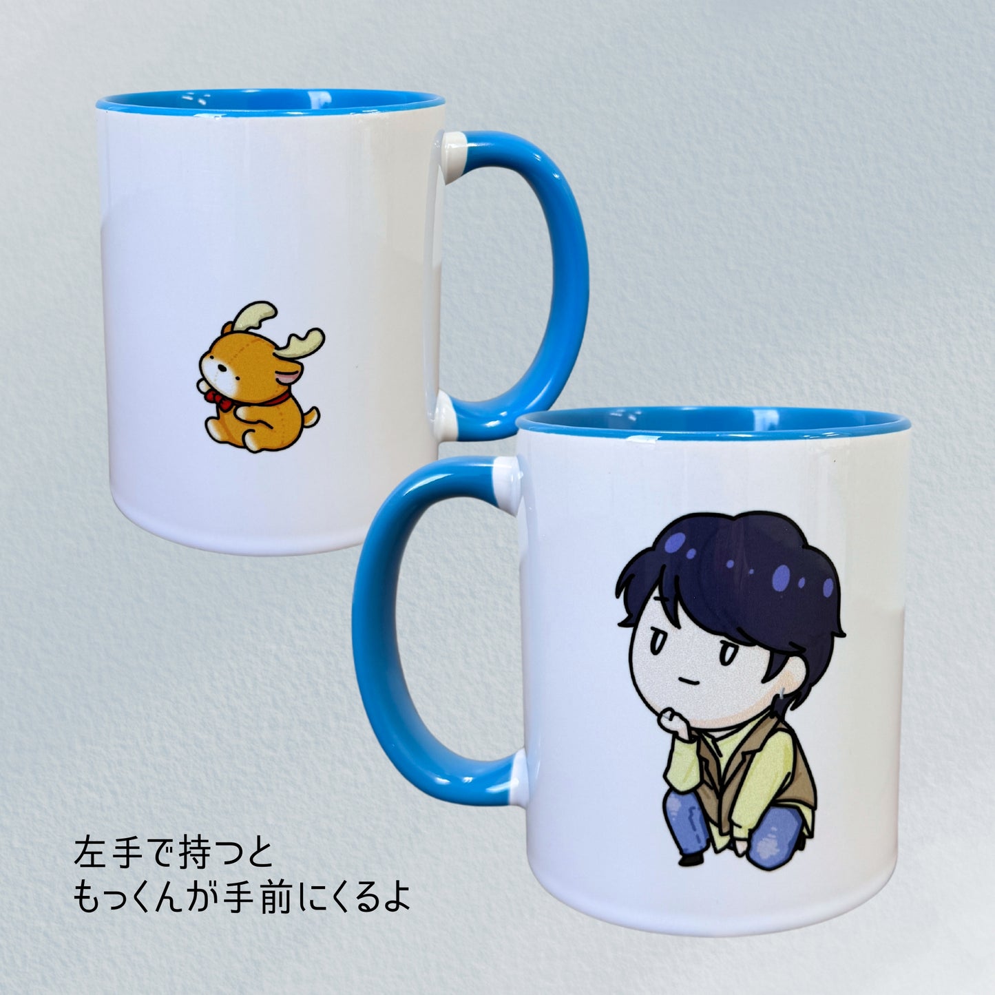 マグカップ(もっくんとシカ太郎)
