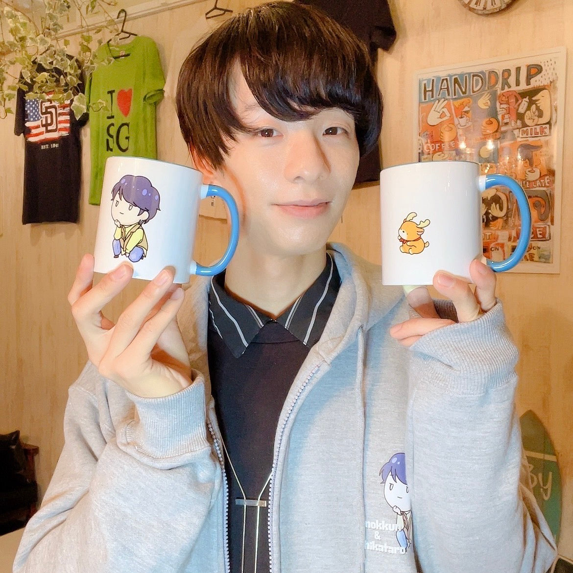 マグカップ(もっくんとシカ太郎)
