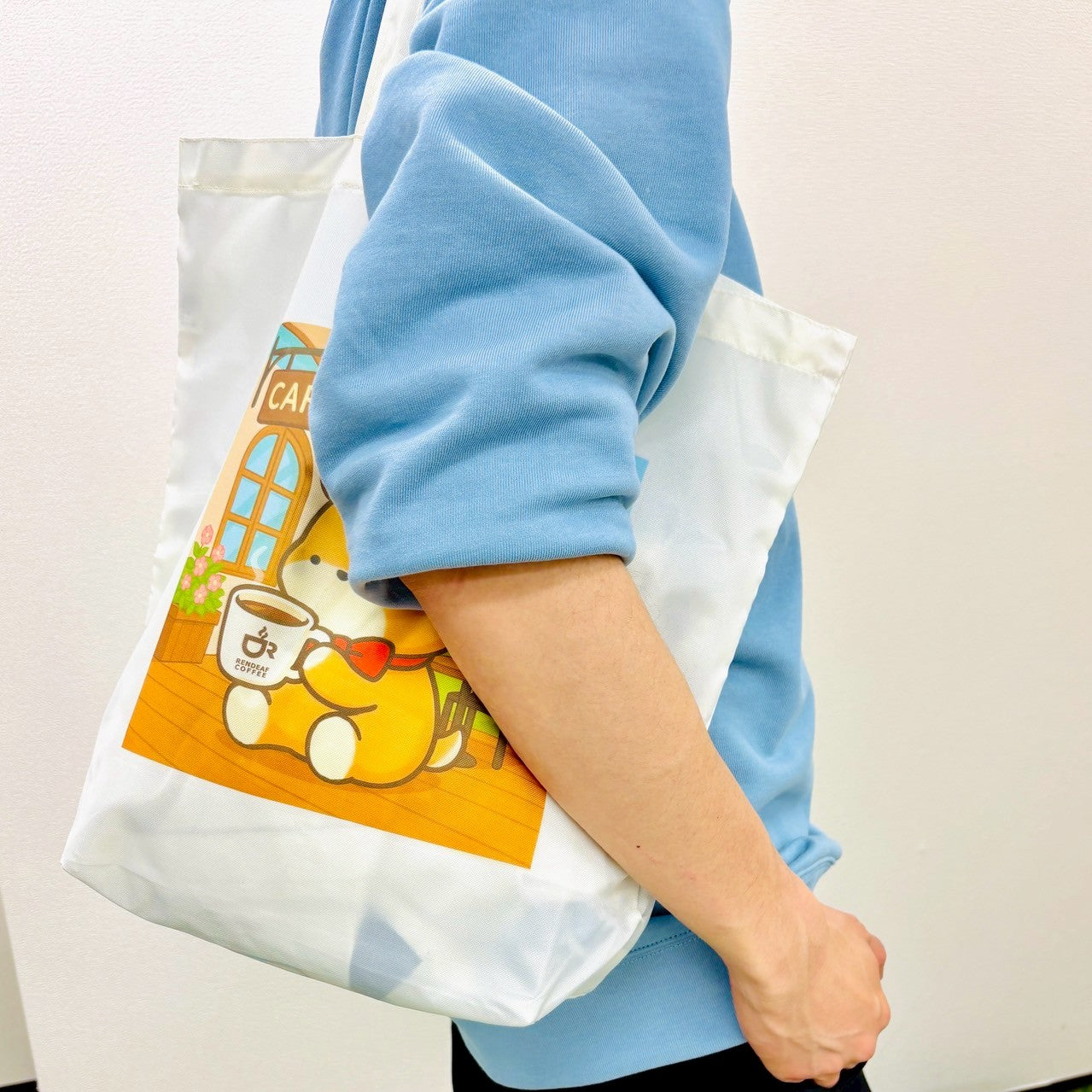 エコバッグ(カフェタイムシカ太郎)