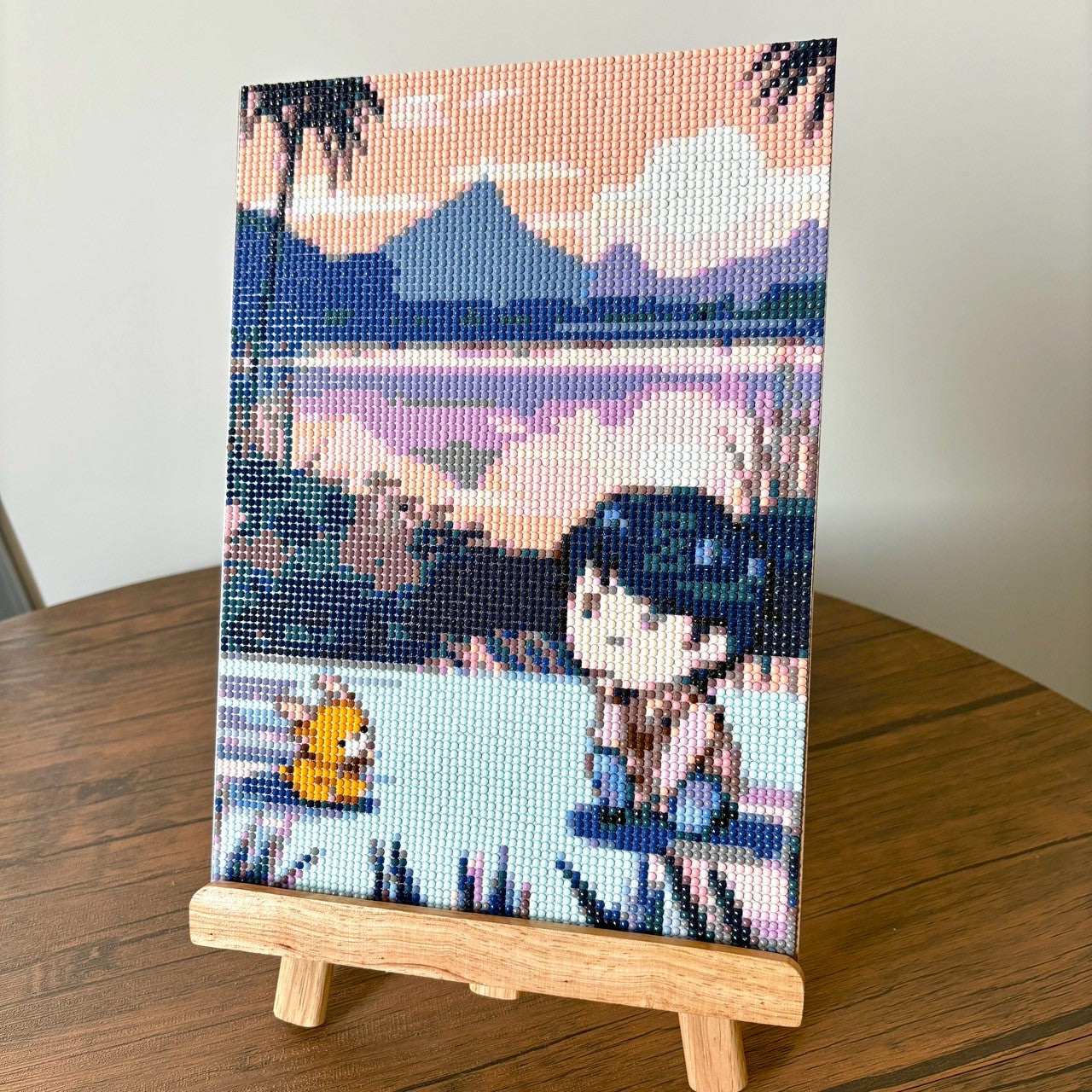 ダイヤモンドアート(インドネシアのスマトラ島のイメージ)