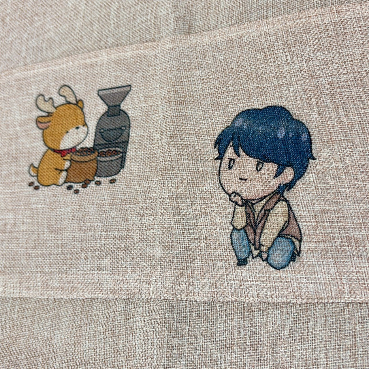 ポケット付きエプロン(焙煎シカ太郎)