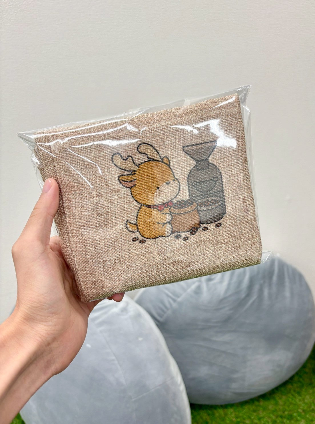ポケット付きエプロン(焙煎シカ太郎)