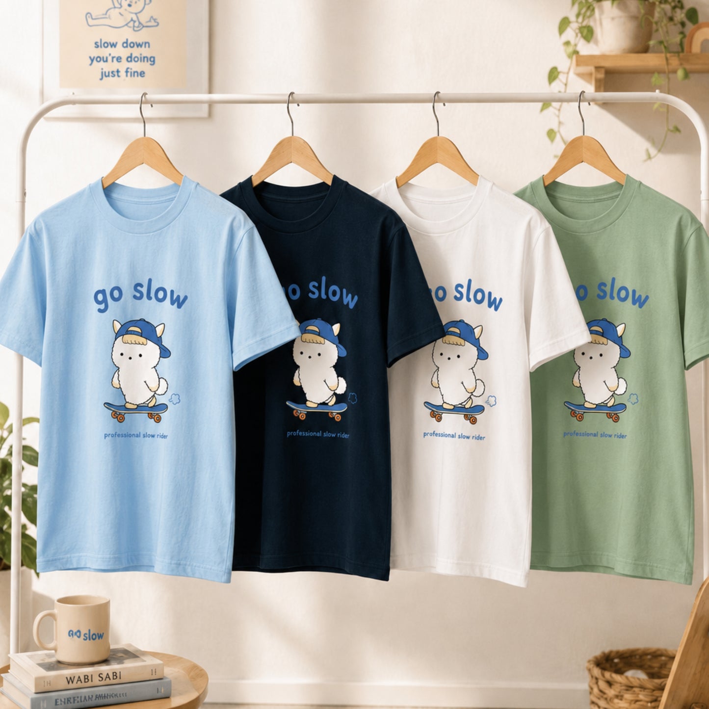 go slow Tシャツ