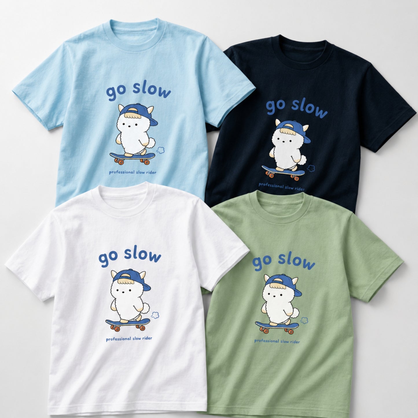 go slow Tシャツ