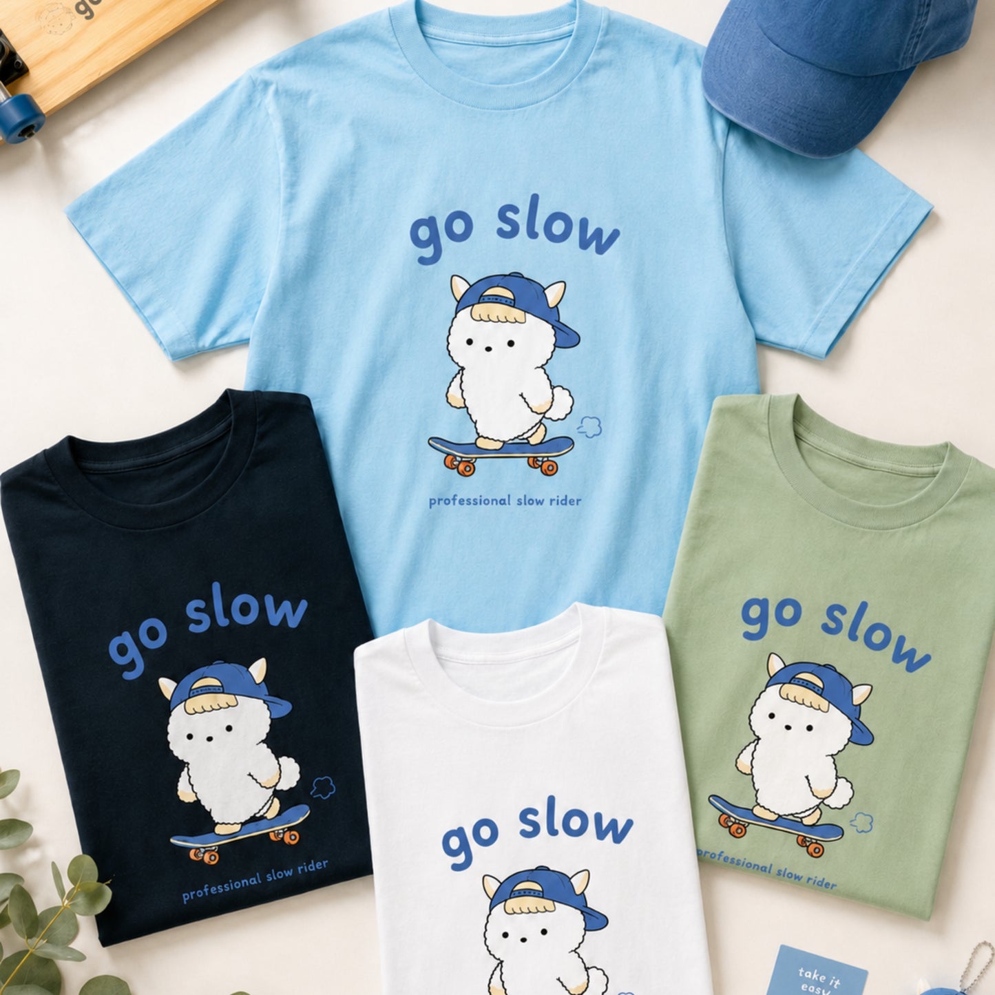 go slow Tシャツ