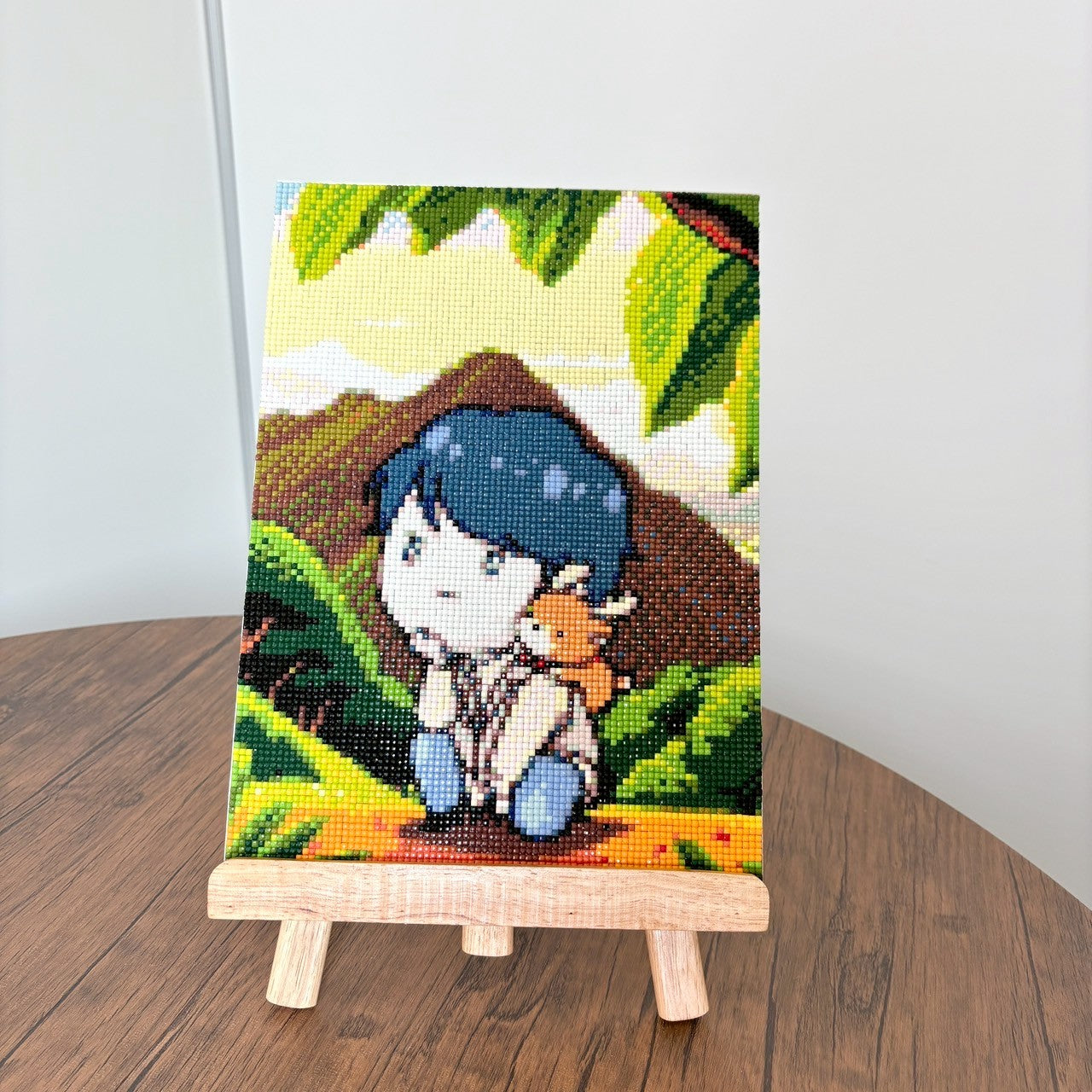 ダイヤモンドアート（コロンビアのコーヒー農園の風景）