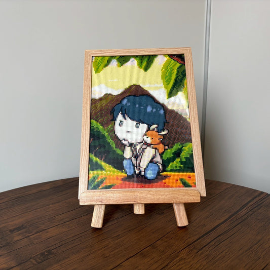 ダイヤモンドアート（コロンビアのコーヒー農園の風景）