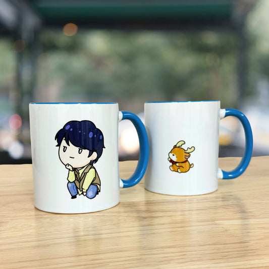 マグカップ（もっくんとシカ太郎）